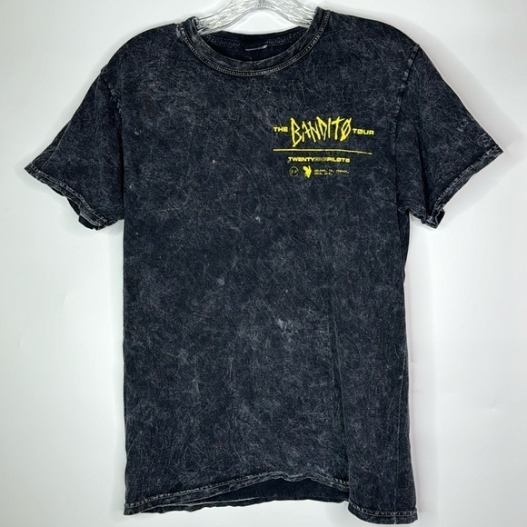 Twenty One Pilots Bandito Tour 2018 Grey Tshirt Small - Picture 1 of 7